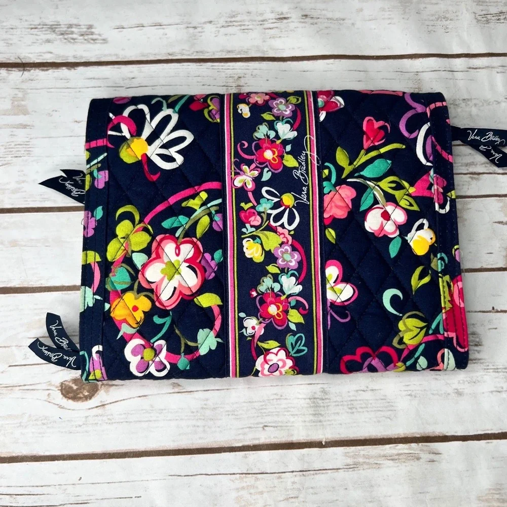 Vera Bradley Hanging Travel Organizer Midnight Blues Floral Navy Blue OS